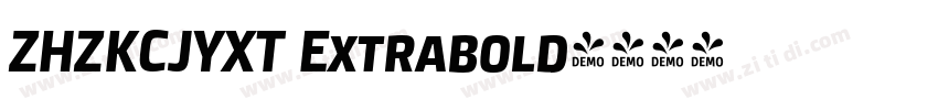 ZHZKCJYXT Extrabold字体转换